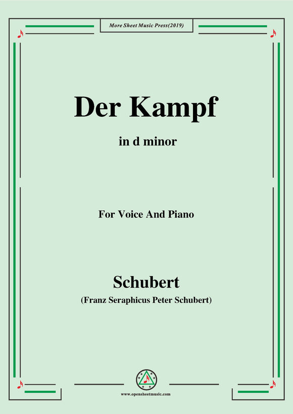Schubert-Der Kampf,Op.110