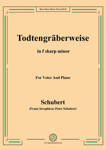 Schubert-Todtengräberweise(Gravedigger's Song),D.869