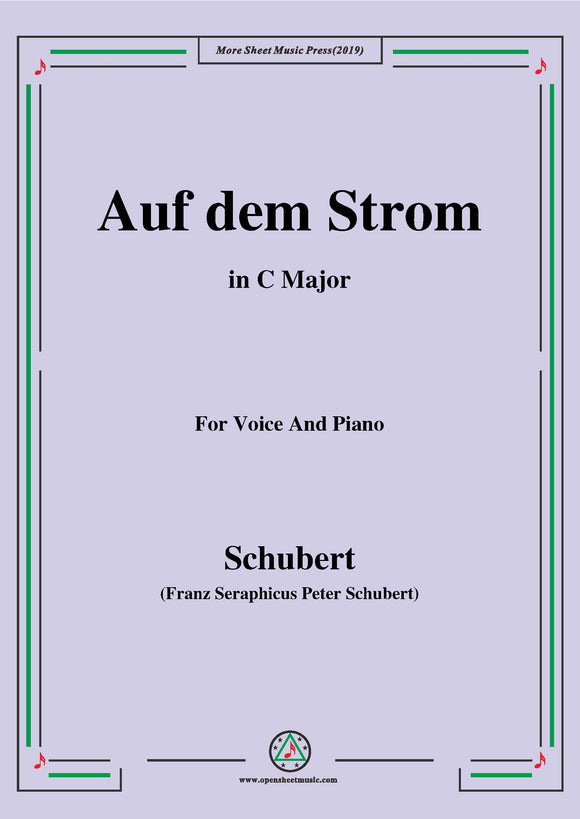 Schubert-Auf dem Strom,Op.119