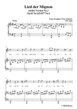 Schubert-Lied der Mignon (earlier Version 2),from 4 Gesänge aus 'Wilhelm Meister'