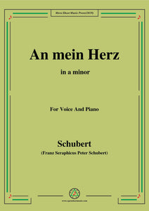 Schubert-An mein Herz