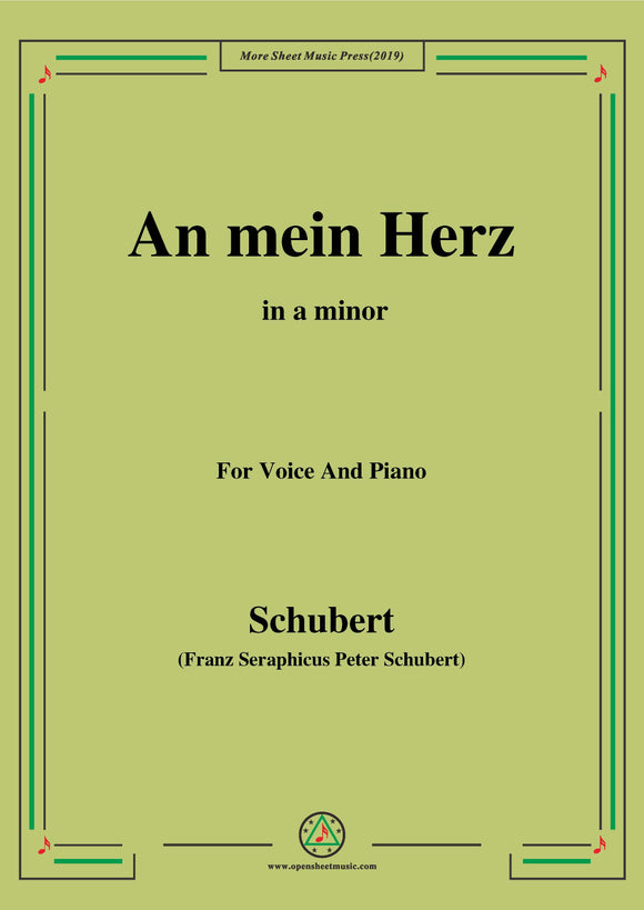 Schubert-An mein Herz