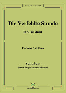 Schubert-Die Verfehlte Stunde