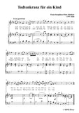 Schubert-Todtenkranz für ein Kind
