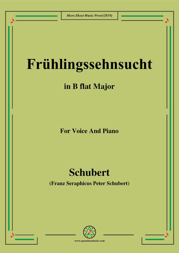 Schubert-Frühlingssehnsucht