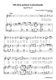 Schubert-Mit dem grünen Lautenbande,Op.25 No.13