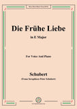 Schubert-Die Frühe Liebe