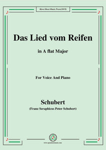Schubert-Das Lied vom Reifen(Song of the Frost),D.532