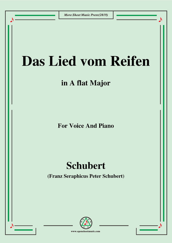 Schubert-Das Lied vom Reifen(Song of the Frost),D.532