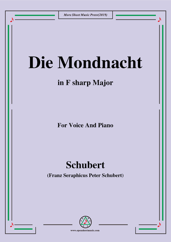 Schubert-Die Mondnacht