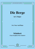 Schubert-Die Berge,Op.57 No.2