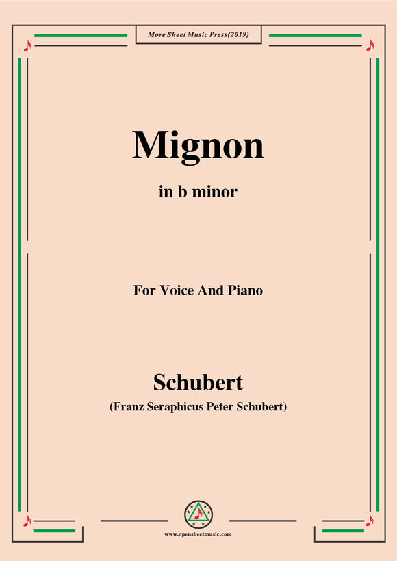 Schubert-Mignon II,D.727