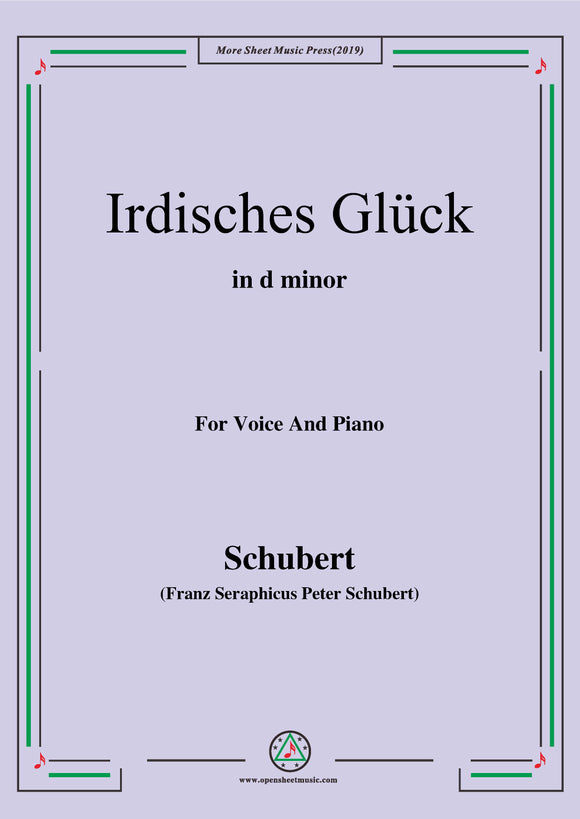 Schubert-Irdisches Glück,Op.95 No.4