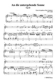 Schubert-An die untergehende Sonne,Op.44