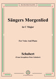 Schubert-Sängers Morgenlied(The Minstrel's Morning Song),D.165