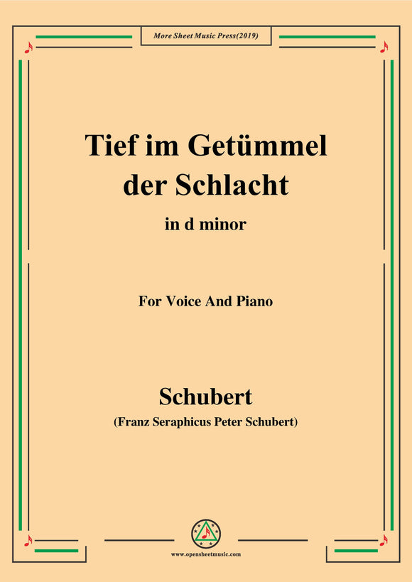 Schubert-Tief im Getümmel der Schlacht