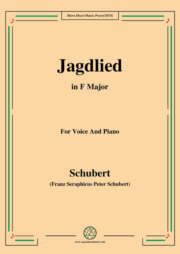 Schubert-Jagdlied(Hunting Song),D.521