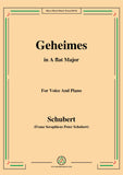 Schubert-Geheimes,Op.14 No.2