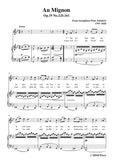 Schubert-An Mignon(To Mignon),Op.19 No.2