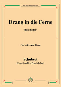 Schubert-Drang in die Ferne,Op.71