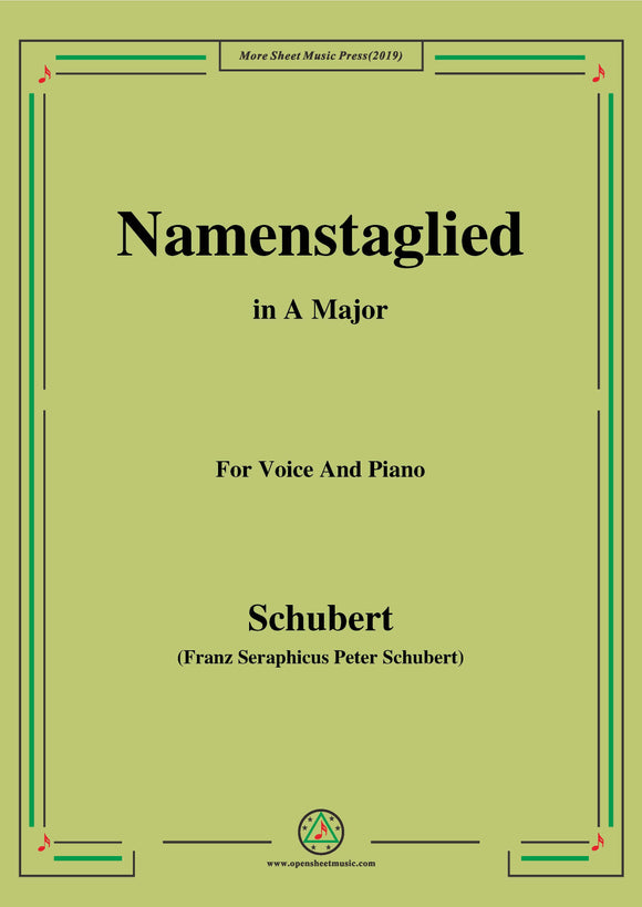 Schubert-Namenstaglied