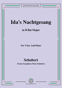 Schubert-Ida' Nachtgesang(Ida's Song to the Night),D.227
