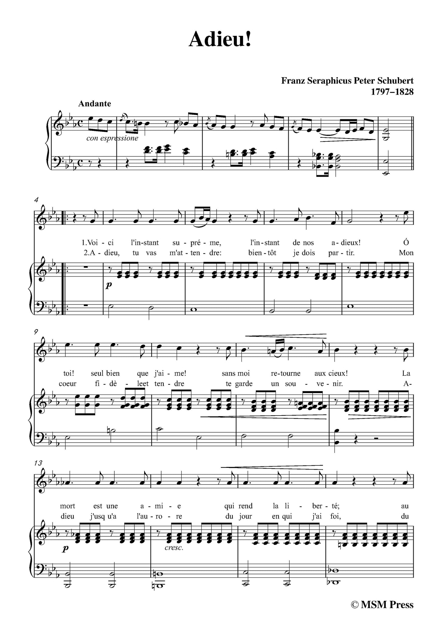 Edition Peters Schubert Lieder 1 High – United States