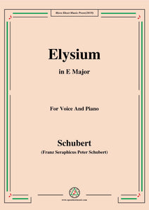 Schubert-Elysium,D.584