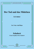 Schubert-Der Tod und das Mädchen,Op.7 No.3