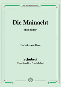 Schubert-Die Mainacht