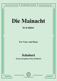 Schubert-Die Mainacht
