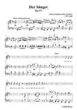 Schubert-Der Sänger,Op.117