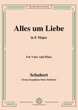 Schubert-Alles um Liebe
