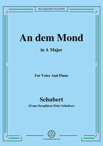 Schubert-An den Mond(To The Moon),D.468