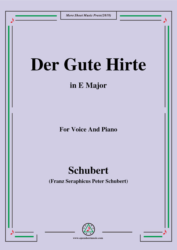 Schubert-Der Gute Hirte