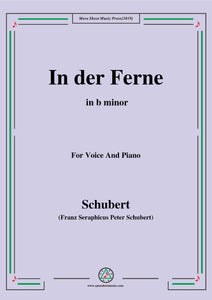 Schubert-In der Ferne