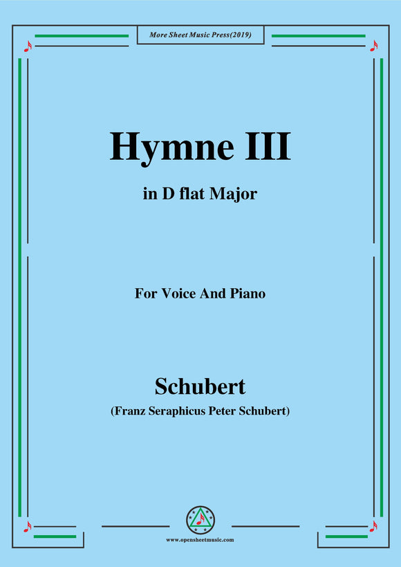 Schubert-Hymne(Hymn III),D.661