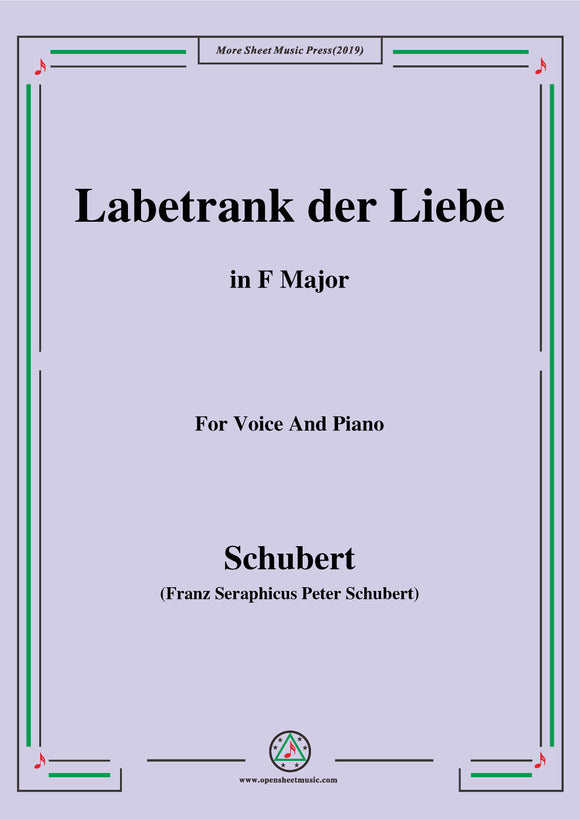 Schubert-Labetrank der Liebe