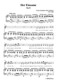 Schubert-Der Einsame,Op.41