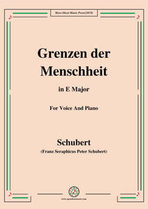 Schubert-Grenzen der Menschheit