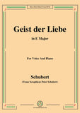 Schubert-Geist der Liebe,Op.118 No.1