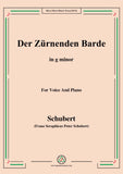 Schubert-Der Zürnenden Barde