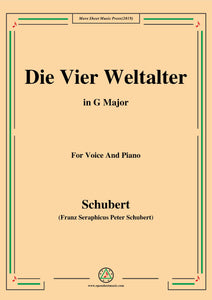 Schubert-Die Vier Weltalter,Op.111 No.3