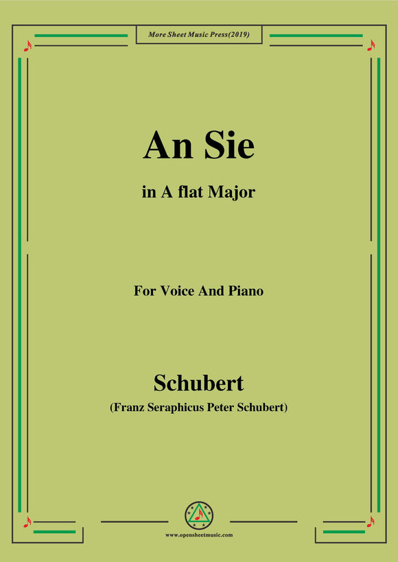 Schubert-An Sie