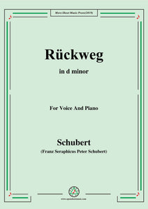Schubert-Rückweg