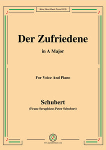 Schubert-Der Zufriedene