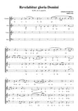 Fux-Revelabitur gloria Domini,K284,for A cappella