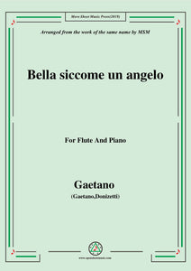 Gaetano-Bella siccome un angelo