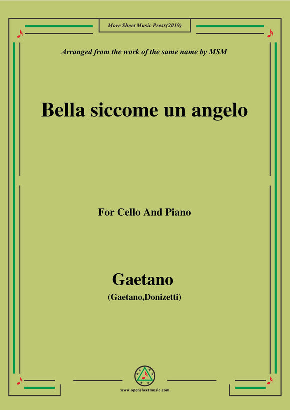 Gaetano-Bella siccome un angelo