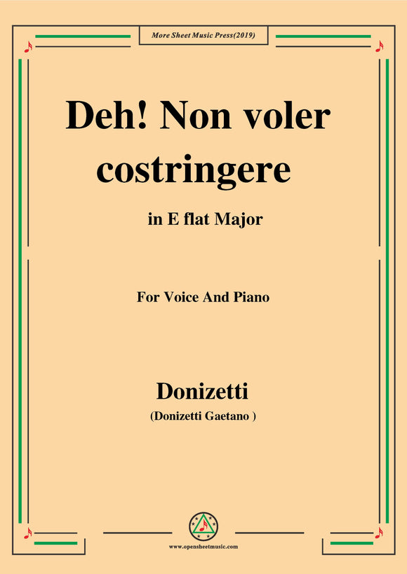 Donizetti-Deh! Non voler costringere,from 'Anna Bolena'